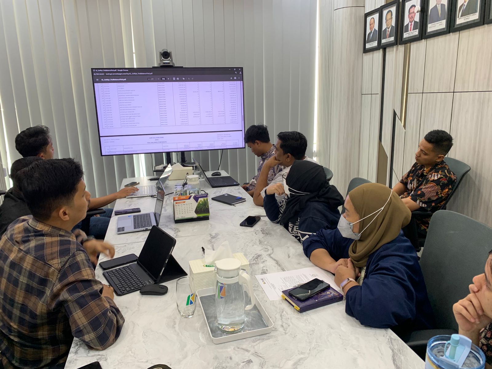 System report presentation